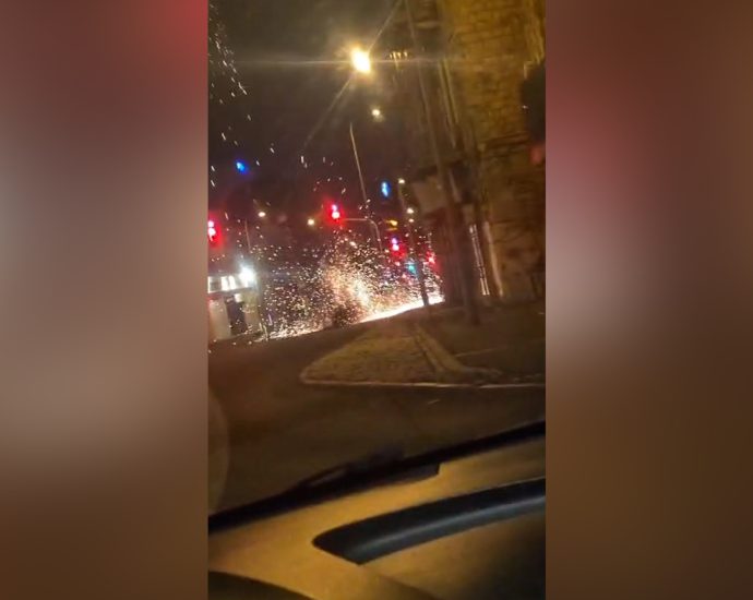 videos-show-iranian-missile-fragments-impacting-northern-israel