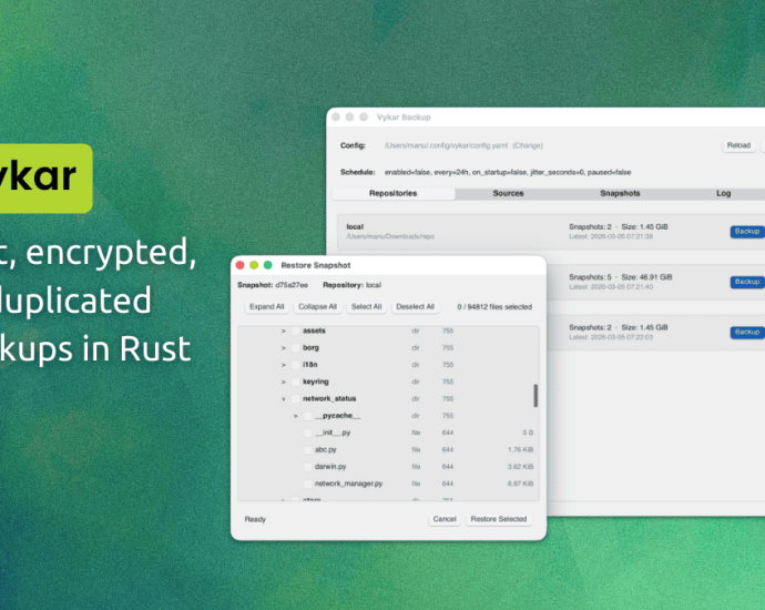 vykar-is-a-new-open-source-backup-tool-that's-faster-than-borg,-restic,-and-kopia