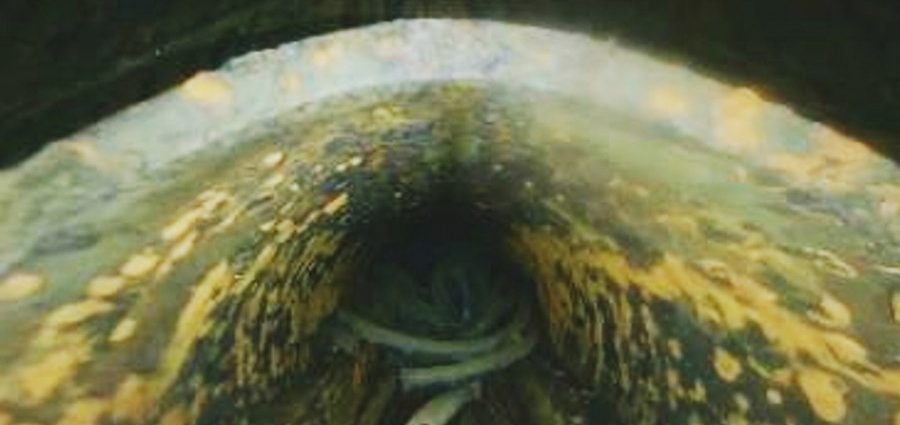 drone-video-from-inside-a-fukushima-reactor-shows-a-hole-in-pressure-vessel,-likely-fuel-debris