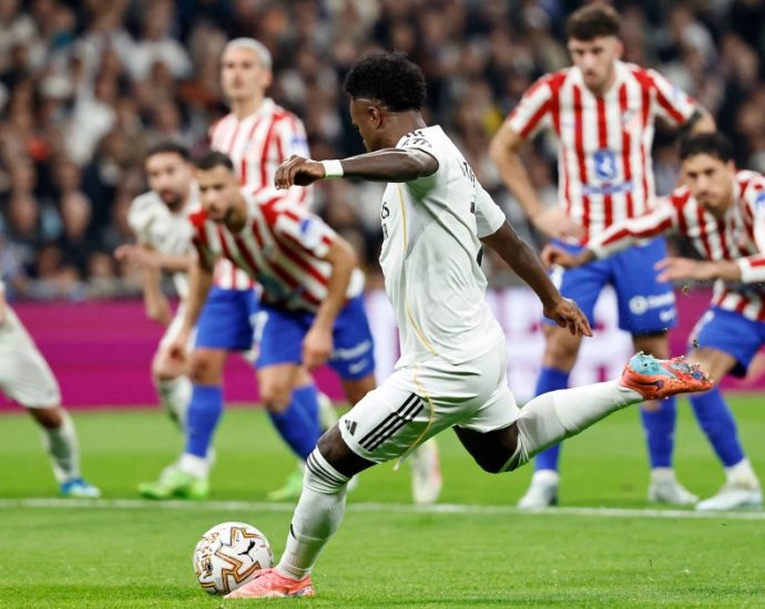 vinicius-strikes-twice-as-real-madrid-edge-atletico-3-2-in-pulsating-derby