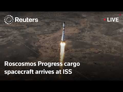 live:-roscosmos-progress-cargo-spacecraft-arrives-at-iss