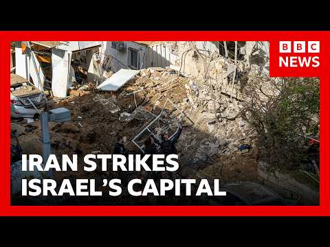iran-strikes-israeli-capital-tel-aviv-as-us-says-talks-with-tehran-remain-‘fluid’-|-bbc-news