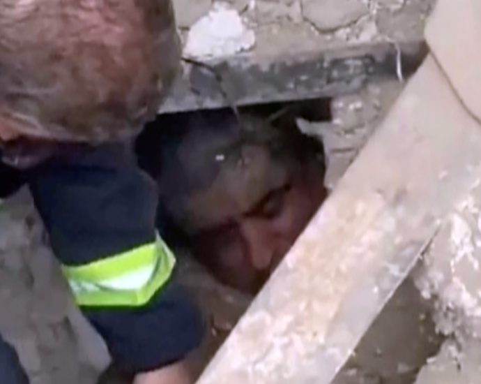 moment-rescuers-find-man-alive-under-the-rubble-in-tehran