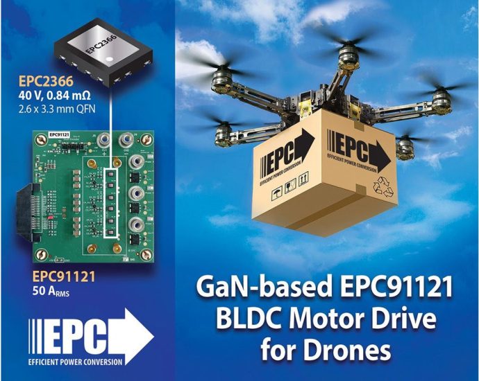 epc’s-epc91121-gan-motor-drive-board-delivers-50-arms,-switches-to-150-khz
