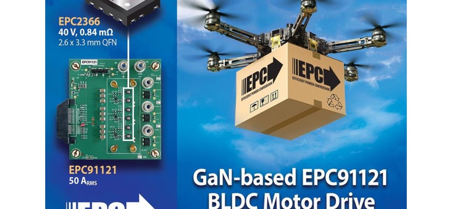 epc’s-epc91121-gan-motor-drive-board-delivers-50-arms,-switches-to-150-khz