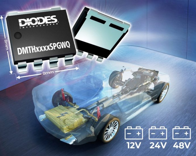 diodes-adds-100-v,-1.5-mΩ-mosfet-for-48-v-automotive-motor-drives-and-obcs