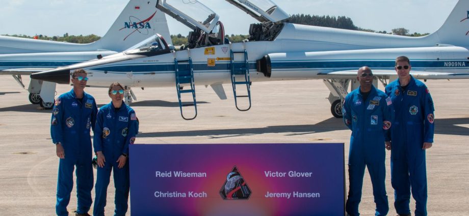 Artemis 2 astronauts arrive at Kennedy Space Center ahead of NASA’s historic launch around the moon