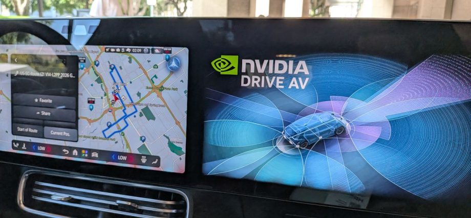 I took a ride in an Nvidia-powered autonomous Mercedes at GTC 2026