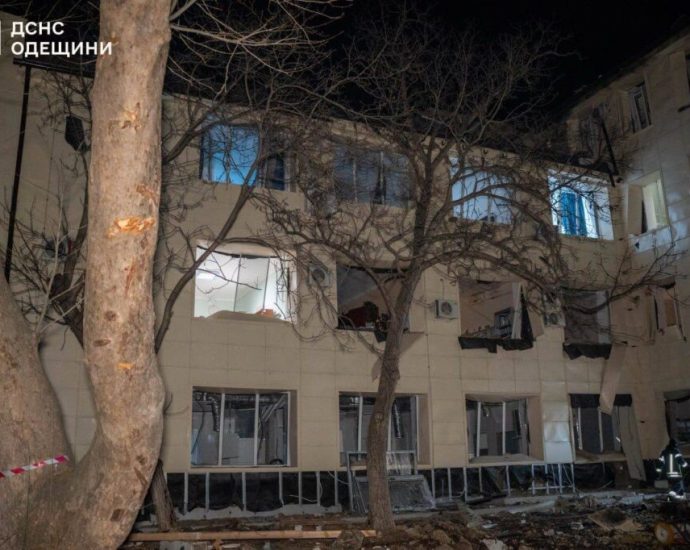 russian-shahed-drones-struck-maternity-hospital-in-ukraine’s-odesa.-80-people-were-inside-facility-at-time-of-attack
