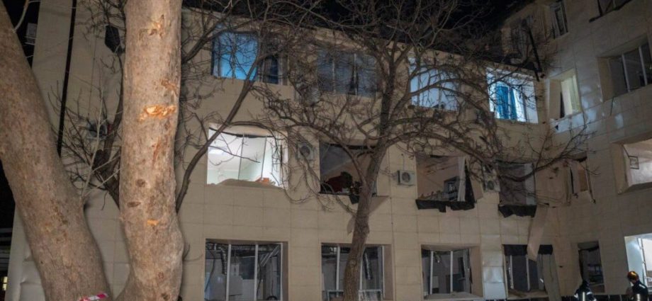 russian-shahed-drones-struck-maternity-hospital-in-ukraine’s-odesa.-80-people-were-inside-facility-at-time-of-attack