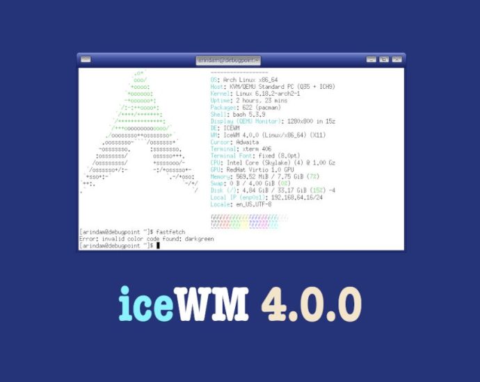 icewm-40.0-released:-a-lightweight-boost-for-linux-desktops