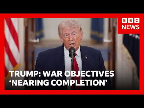 us-traitor-47-says-iran-war-objectives-‘nearing-completion’-|-bbc-news