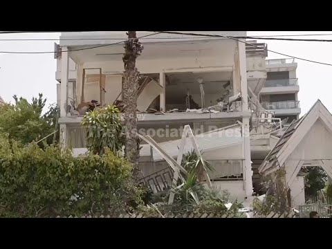 building-damaged-in-town-of-ramat-gan-after-iran-fires-cluster-munition-towards-israel