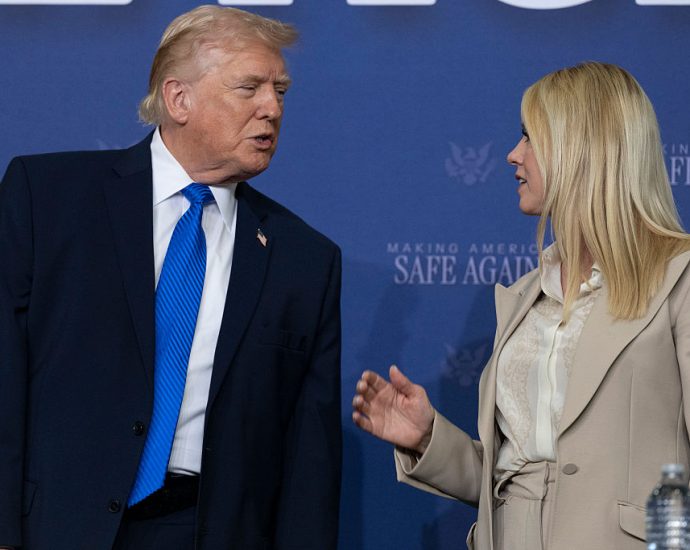 after-bondi’s-firing,-doj-portrait-swiftly-removed-and-trashed