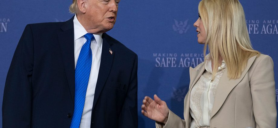 after-bondi’s-firing,-doj-portrait-swiftly-removed-and-trashed