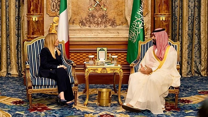 meloni-in-the-gulf:-harmony-on-gas-and-defence-with-qatar,-the-emirates-and-saudi-arabia