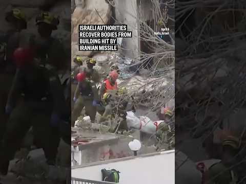 israeli-authorities-recover-bodies-from-building-hit-by-iranian-missile