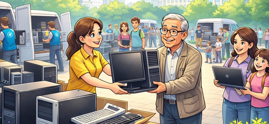 Free PCs for low-income households and stricter market oversight