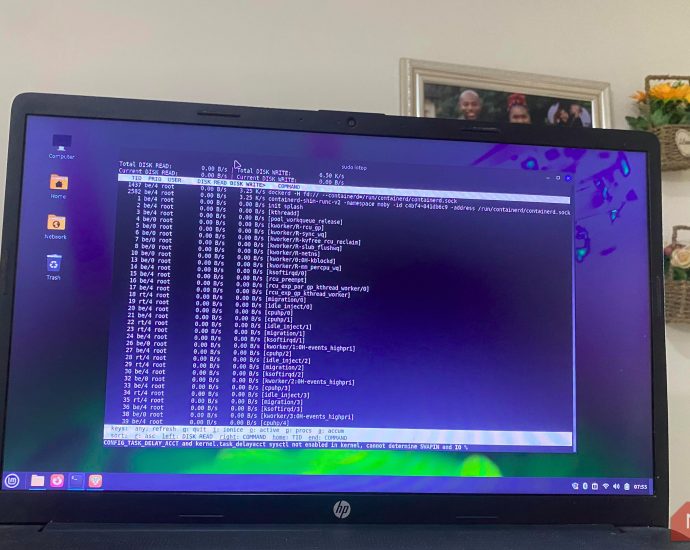 I found a Linux command that shows exactly which app is eating my disk I/O in real time