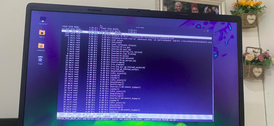 I found a Linux command that shows exactly which app is eating my disk I/O in real time
