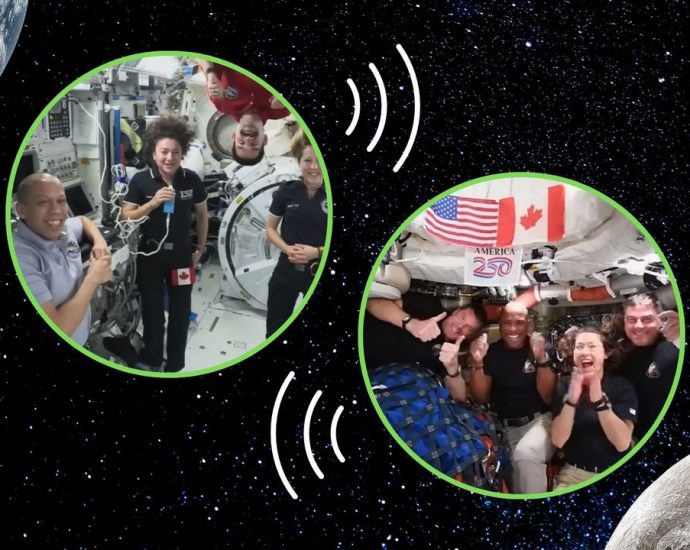 Talk about long distance! Watch the farthest-ever crew call in space between Artemis 2 and the ISS