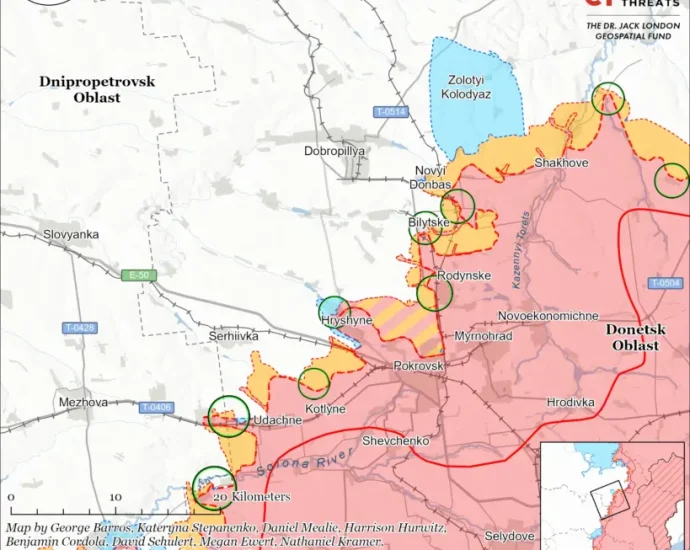 ukraine-holds-hryshyne’s-center-and-northern-pokrovsk-outskirts-as-russia-builds-up-for-its-next-push,-military-says