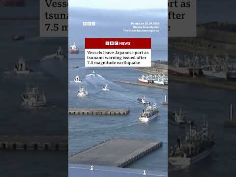 vessels-evacuate-port-after-japan-earthquake.-#bbcnews