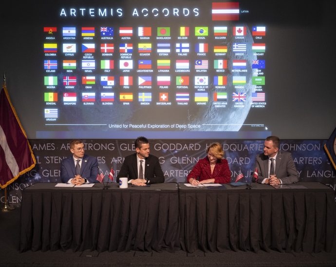 NASA Welcomes Latvia as Newest Artemis Accords Signatory  