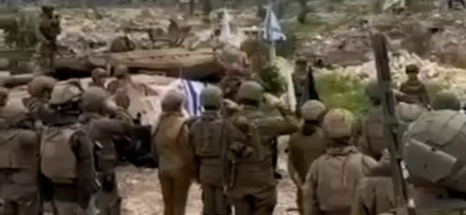 video:-israeli-soldiers-sing-national-anthem-on-ruins-of-lebanese-town