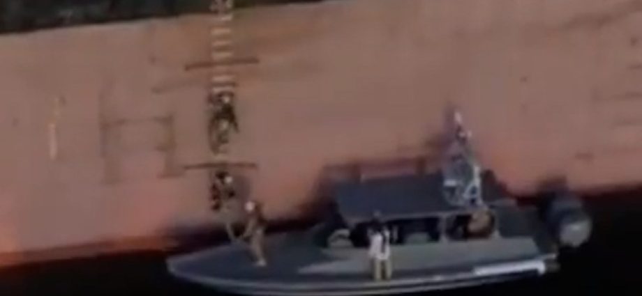 iran-releases-video-of-irgc-seizing-ship-in-the-strait-of-hormuz