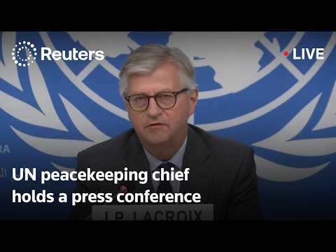 live:-un-press-conference-on-peacekeeping-and-mine-action