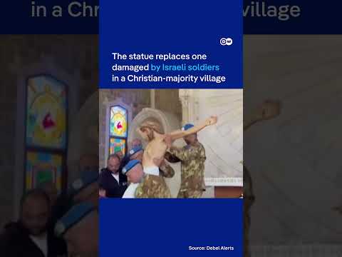 un-peacekeepers-replace-jesus-statue-wrecked-by-israeli-soldiers