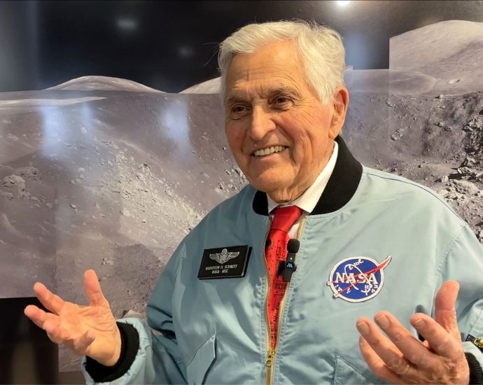 Q&A: Apollo astronaut Schmitt talks about getting back to the moon and life in the universe