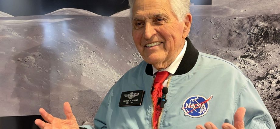 Q&A: Apollo astronaut Schmitt talks about getting back to the moon and life in the universe
