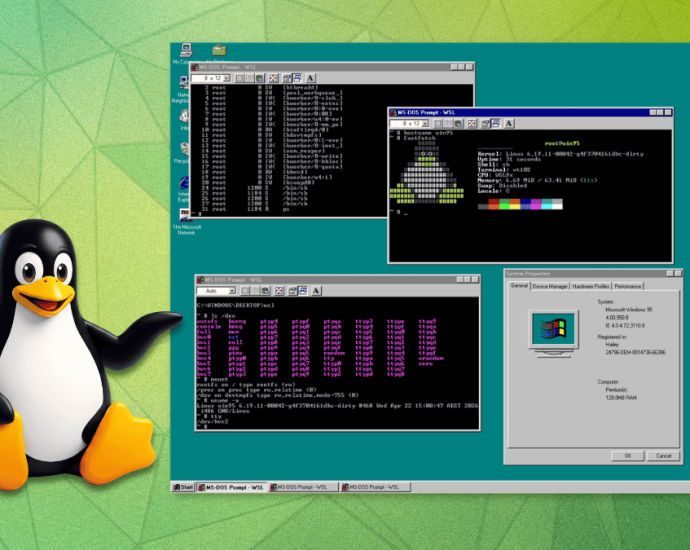 microsoft-has-wsl,-but-this-developer-built-one-for-windows-95