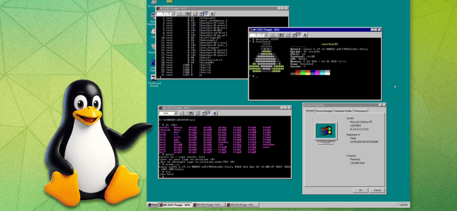 microsoft-has-wsl,-but-this-developer-built-one-for-windows-95