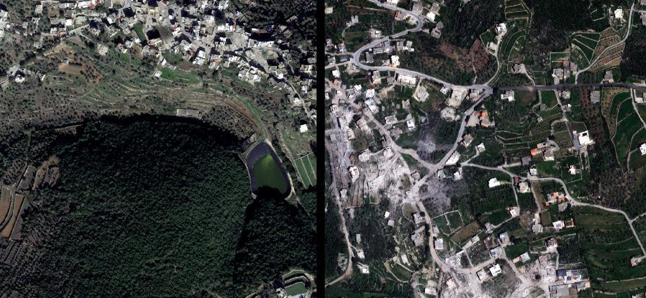 satellite-images-show-scale-of-israeli-destruction-of-south-lebanon-towns