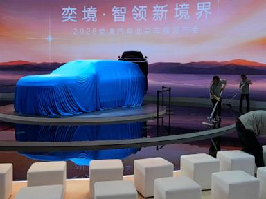 Photos show China’s automakers unveiling the future of driving at Beijing auto show