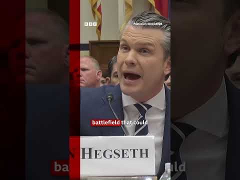 pete-hegseth-spars-with-us-lawmaker-over-war-during-hearing-#bbcnews