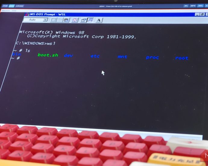 Someone figured out how to run Windows 9x inside Linux and it’s surprisingly useful
