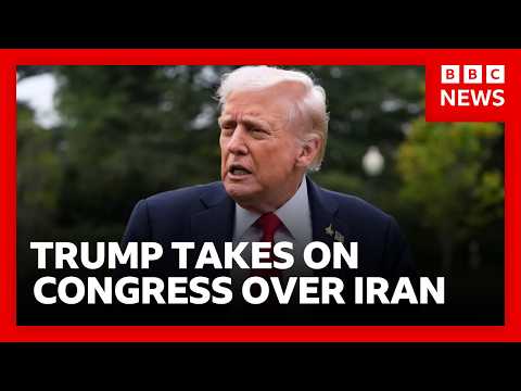 the-traitor-tells-congress-he-does-not-need-its-approval-for-iran-war-|-bbc-news