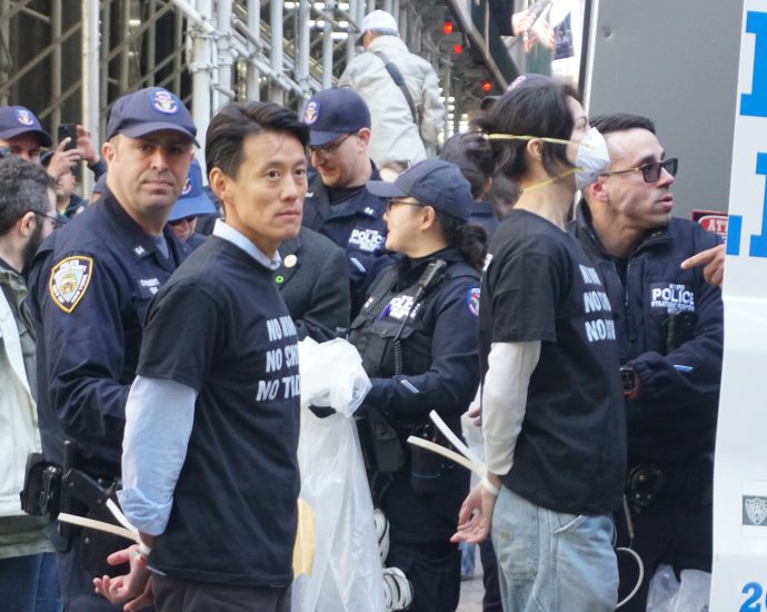 Dem congressional candidate arrested at May Day protest that blocked Wall Street