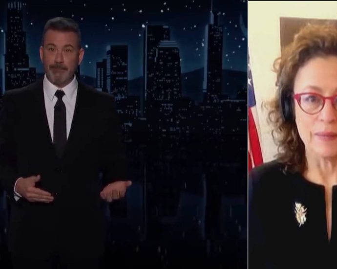 “assault-on-the-first-amendment”:-dem.-fcc-commissioner-on-megamergers-&-the-traitor-targeting-kimmel,-abc