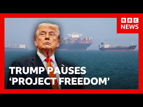 the-traitor-says-us-to-pause-operation-to-guide-vessels-through-strait-of-hormuz-|-bbc-news