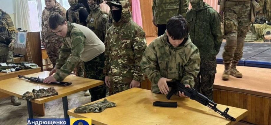 russia-is-making-military-training-a-mandatory-school-subject-in-occupied-donbas.-kyiv-asks-the-icc-to-act