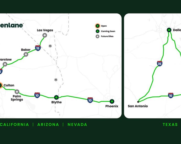greenlane-to-expand-its-electric-truck-charging-network-to-a-strategic-texas-freight-corridor