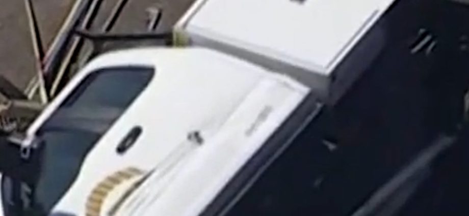 a-stolen-pickup-truck-crashes-into-a-playground