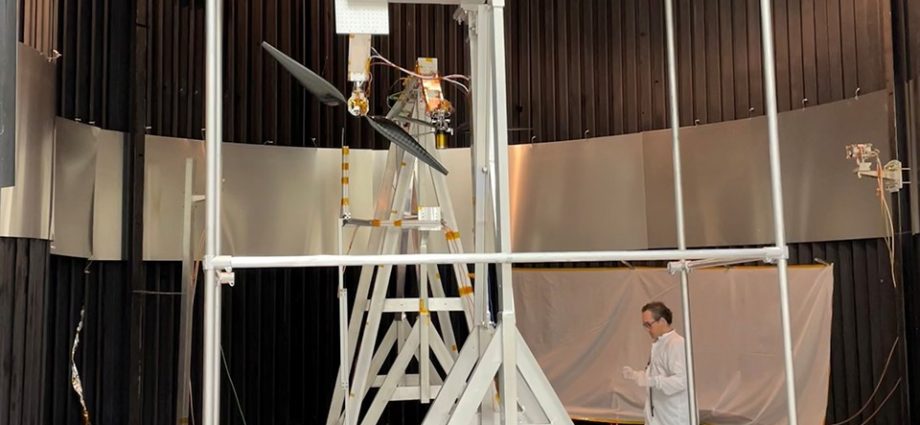 NASA Sends Mars Helicopter Blades Beyond Mach 1