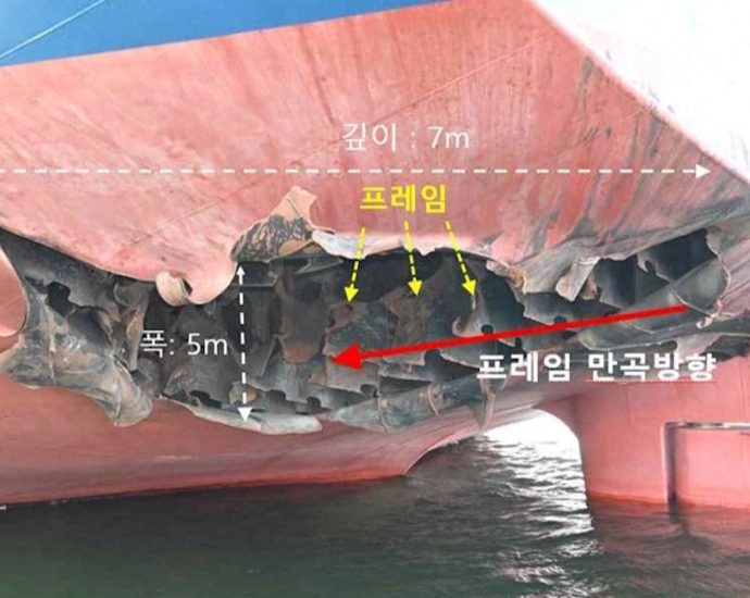 south-korea-says-ship-was-struck-by-‘unidentified-flying-objects’-in-hormuz