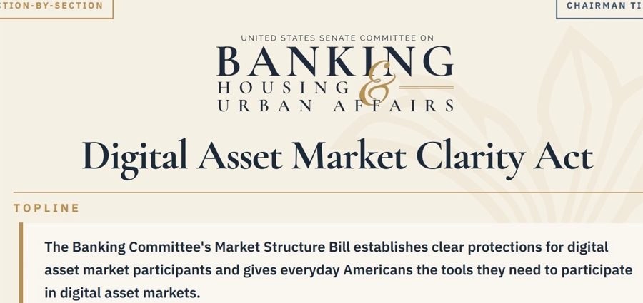 Breaking: CLARITY Act Draft Gets Green Light in Senate